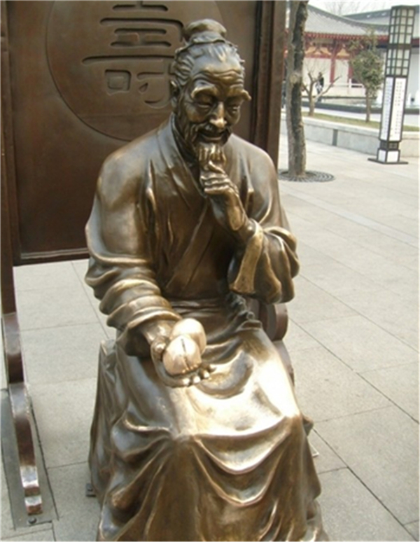 古代過(guò)壽雕塑