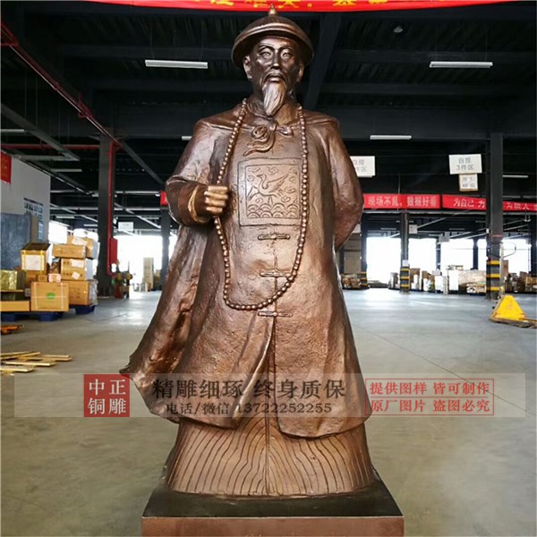 廣場(chǎng)古代人物雕塑