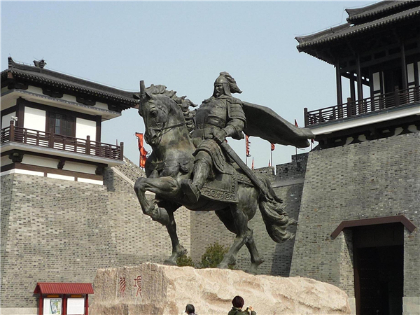 楚霸王項(xiàng)羽雕塑