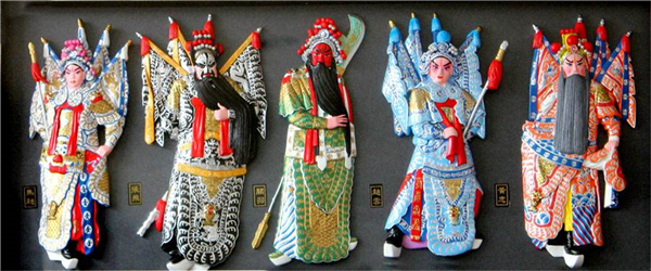 設(shè)計戲曲浮雕文化墻