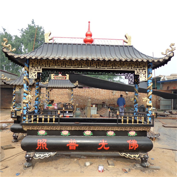 戶(hù)外鑄鐵寺廟香爐