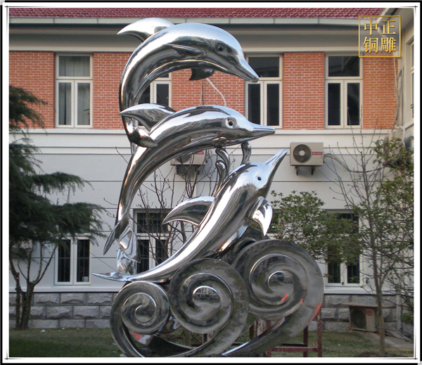 小區(qū)海豚雕塑