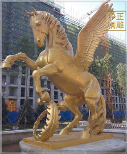 招財(cái)銅馬雕塑