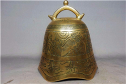 銅雕獅子繡球銅鐘