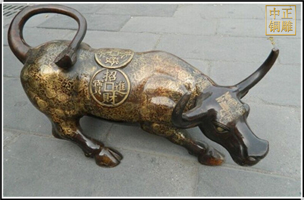 招財(cái)進(jìn)寶銅牛