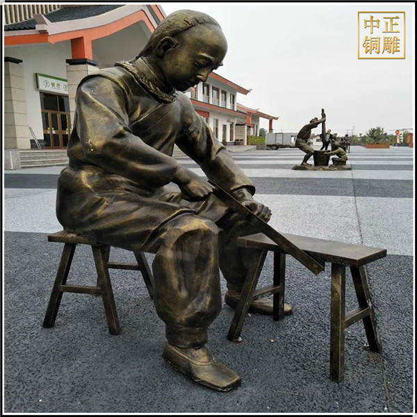 大型室外古代人物銅雕