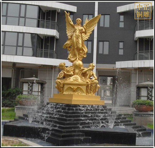 圣女室外噴泉雕塑