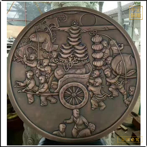 鍛銅鑄銅浮雕壁畫(huà)