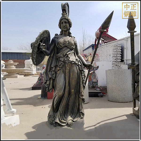 西方古羅馬戰(zhàn)士站像