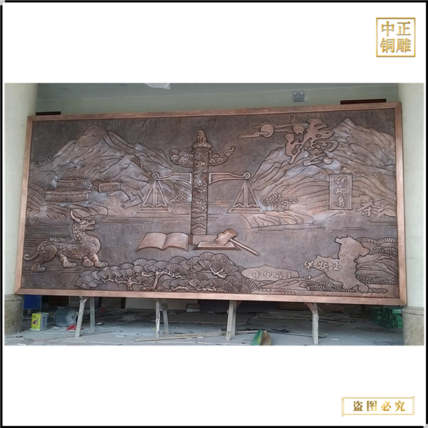 鍛造花紋浮雕雕塑