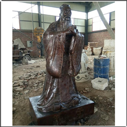 黃銅鑄造孔子像