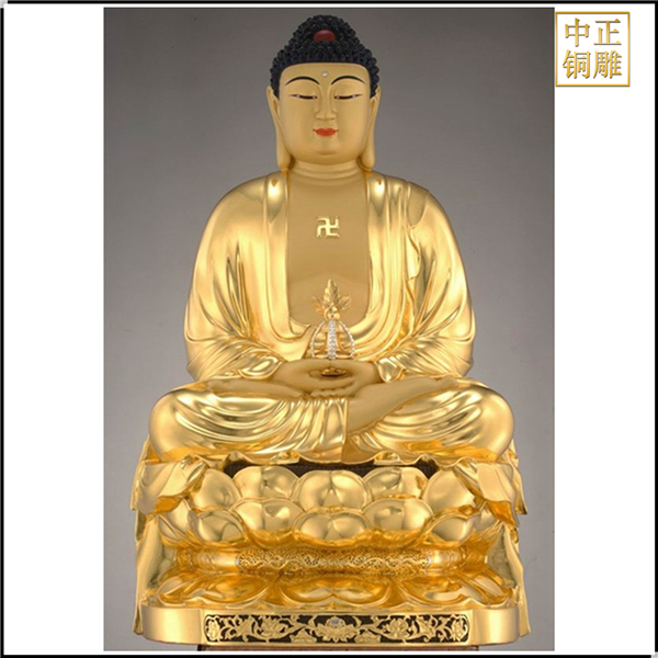 大型如來銅雕像