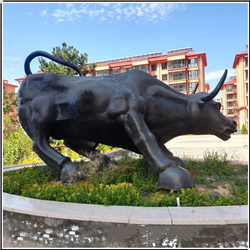 小區(qū)銅牛雕塑