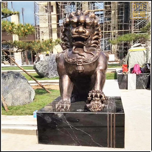 大型門口銅獅子擺件
