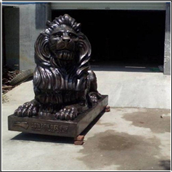 仿古銅獅子擺件