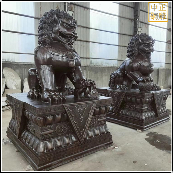 批發(fā)價格銅獅子