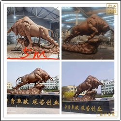 5米農(nóng)耕牛雕塑定制