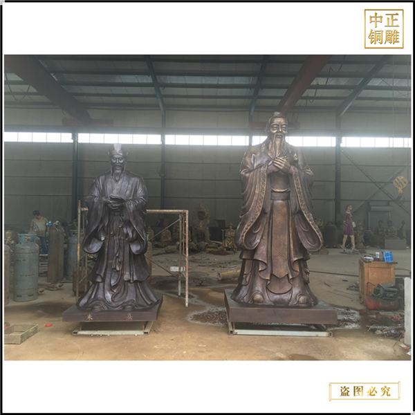 孔子雕塑校園文化