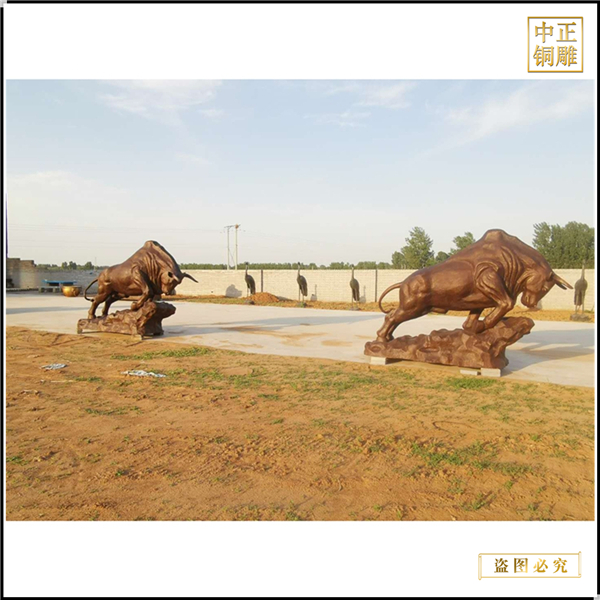 大型純銅牛雕塑鑄造