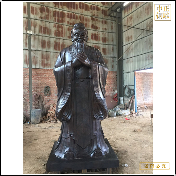 廠(chǎng)家供應(yīng)銅雕孔子像