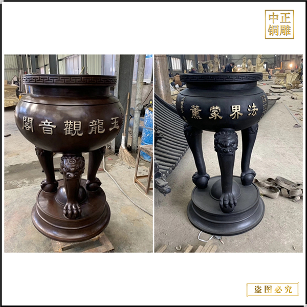 寺廟銅香爐廠家