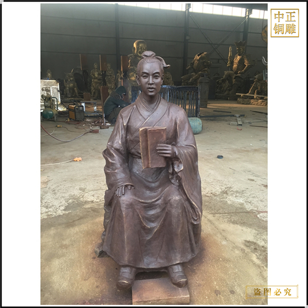 古代書生看書雕塑鑄造價(jià)格.jpg 古代書生看書雕塑鑄造價(jià)格.jpg