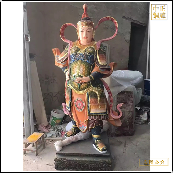 1米彩繪朝天韋陀菩薩供應(yīng).jpg 1米彩繪朝天韋陀菩薩供應(yīng).jpg