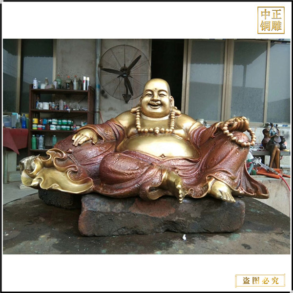 大肚彌勒佛銅像鑄造