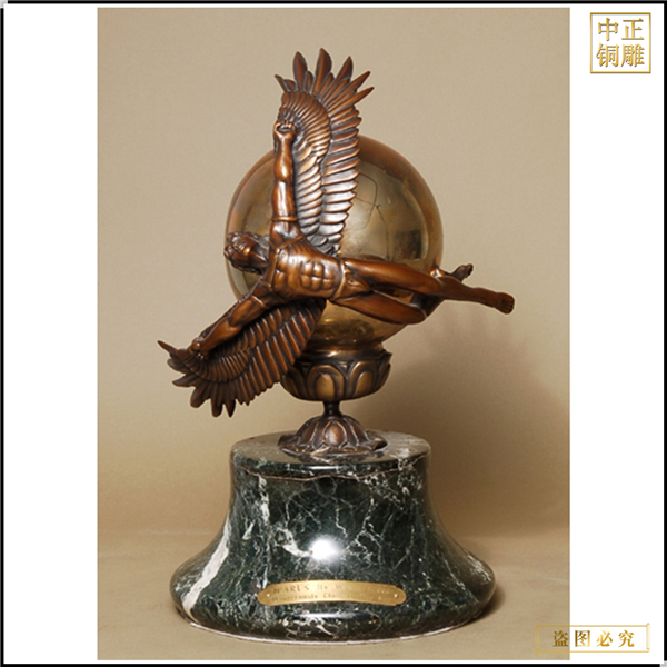 古希臘西方人物銅雕塑