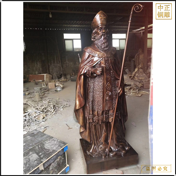 戶外廣場(chǎng)步行街西方人物銅雕塑