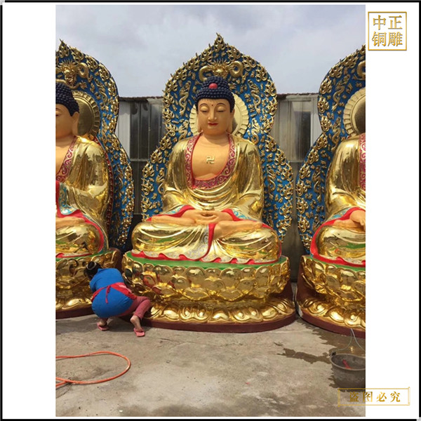 大型釋迦牟尼佛銅雕像