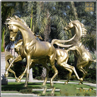 小區(qū)擺放動(dòng)物銅馬雕塑