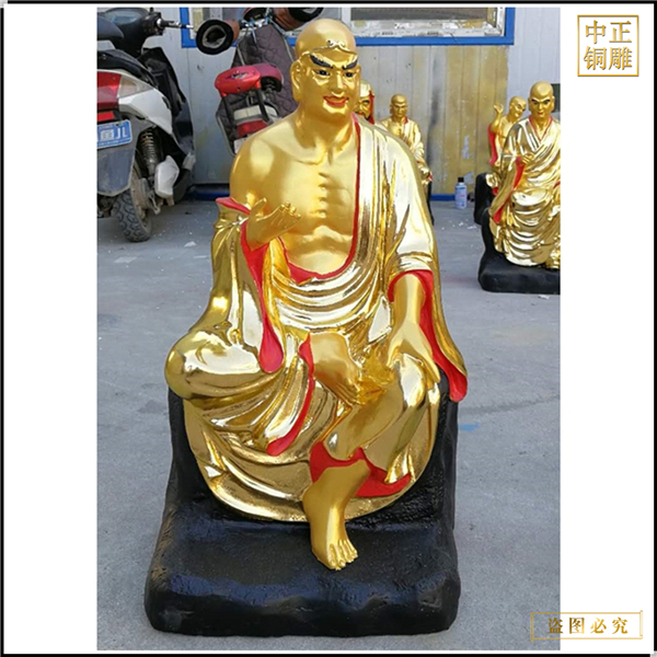 大雄寶殿十八羅漢制作