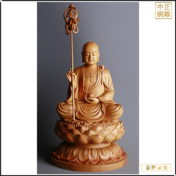 貼金地藏王菩薩銅像批發(fā)廠