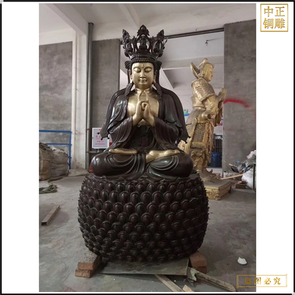 銷(xiāo)售坐像地藏王銅佛像