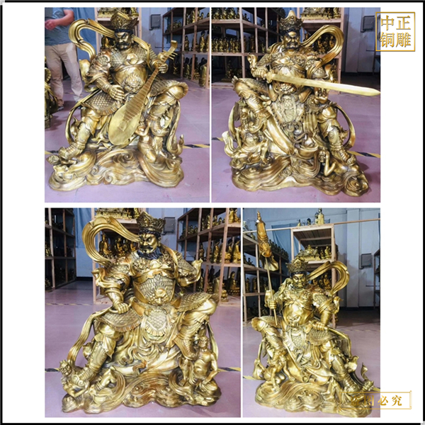 寺廟佛堂四大天王佛像