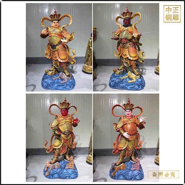 寺廟四大天王佛像