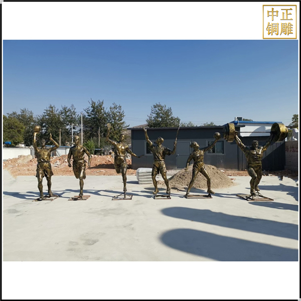 各種運(yùn)動(dòng)人物雕塑鑄造廠