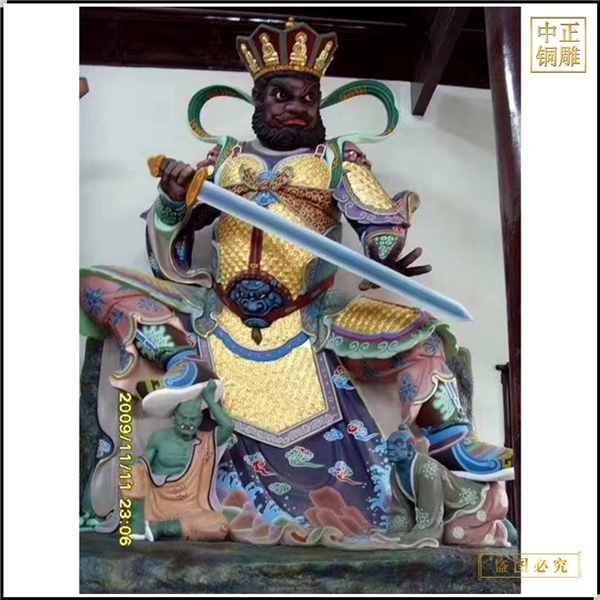 鑄銅四大護(hù)法佛像廠家