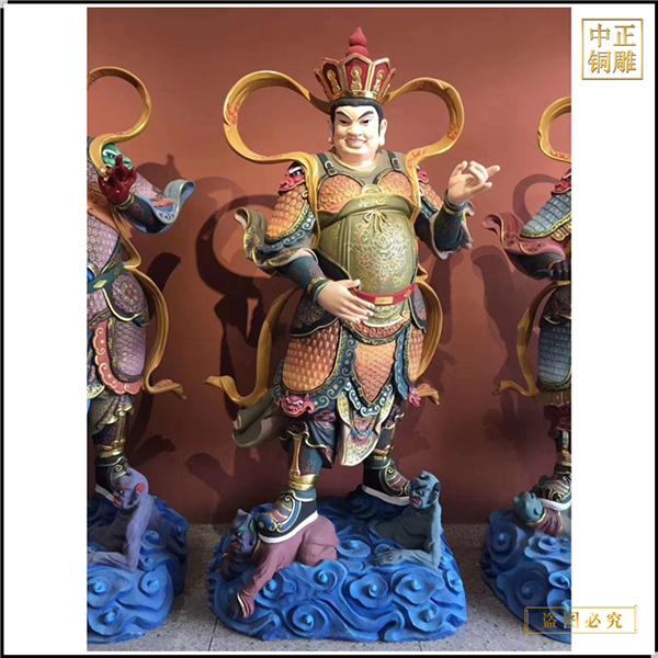 定制6米四大天王佛像擺件