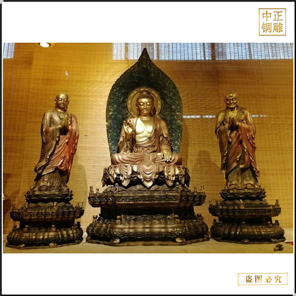 廠家供應(yīng)釋迦牟尼佛銅佛像