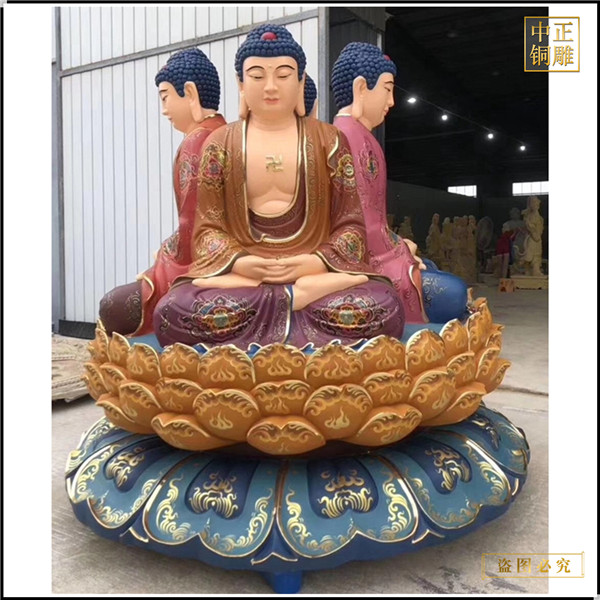 四面釋迦牟尼佛銅像定制
