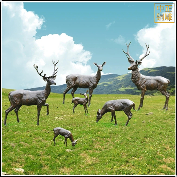 群鹿雕塑鑄造價(jià)格