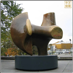 抽象廣場(chǎng)銅雕塑